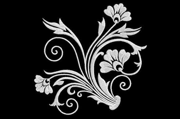 Baroque Floral: A Boutique Sweatshirt Embroidery Review