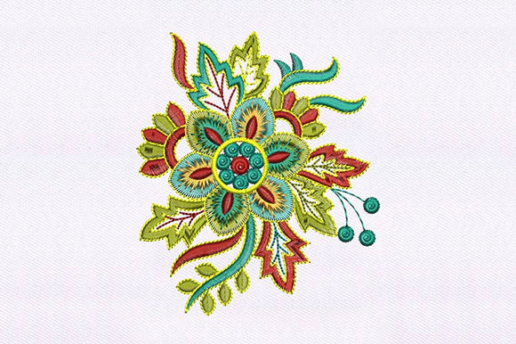 Colorful Floral Embroidery Design Review