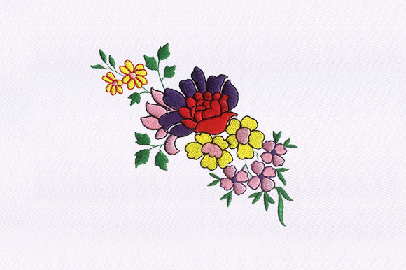 Colorful Rose Flowers: A Seasonal Embroidery Staple