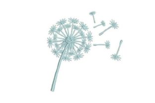 Dandelion: A Delicate Floral Embroidery Design