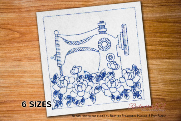 Floral Sewing Machine: A Thoughtful Embroidery Design for Meaningful Gifts
